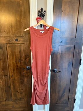 NWOT Michael Stars Midi Dress - Rust L